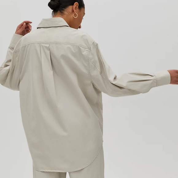 Tna Mavericks Button Down Shirt in Matte Pearl size 3 - Picture 2 of 10